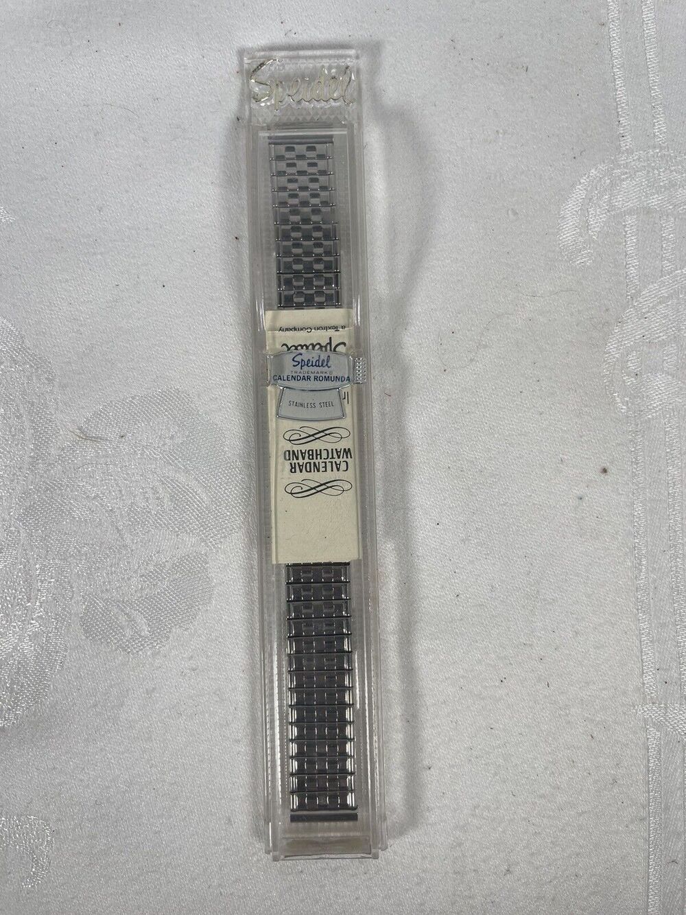 Vintage New Old stock 1970 Speidel Calendar Watchband